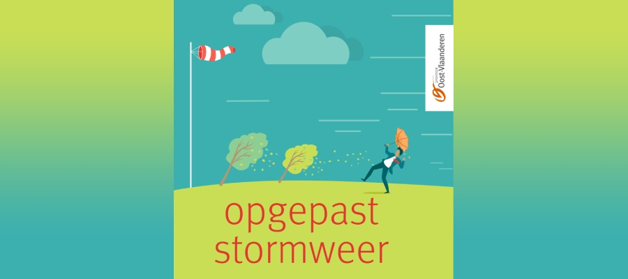 Stormweer Provincie Oost-Vlaanderen