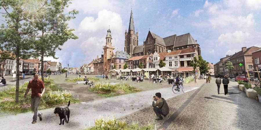 Stad Eeklo vernieuwde markt Stad Eeklo vernieuwde markt